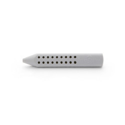 Gomma a forma di matita Grip 2001 - 90x15x15mm - grigia - Faber-Castell