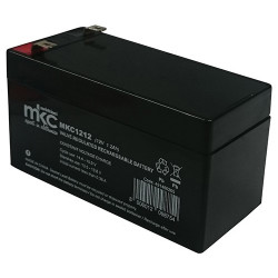 Batteria al piombo ricaricabile 12V 1.2Ah terminale faston 4.8mm MKC MKC1212 491460205