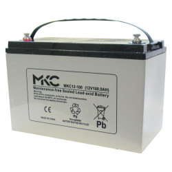 Batteria al piombo ricaricabile 12V 100Ah ciclica terminale t11 MKC MKC12-100H 491460287