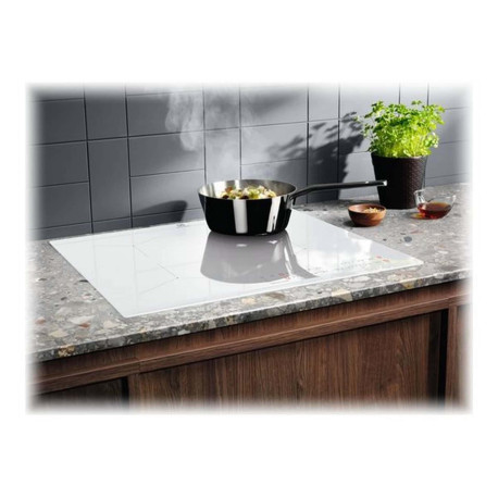 Electrolux Serie 300 LIL61443BW - Piano cottura a induzione - 4 piastre - Nicchia - larghezza: 56 cm - prof. 49 cm - bianco