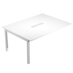Modulo aggiuntivo per tavolo riunioni AgorA' - 6 posti - 160 x 120 x 72,5 cm - bianco - Artexport