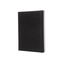 Moleskine Classic Extra Large - Taccuino - 190 x 250 mm - 96 fogli / 192 pagine - carta avorio - bianco - copertina nera