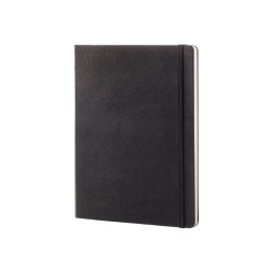 Moleskine Classic Extra Large - Taccuino - 190 x 250 mm - 96 fogli / 192 pagine - carta avorio - quadretti - copertina nera