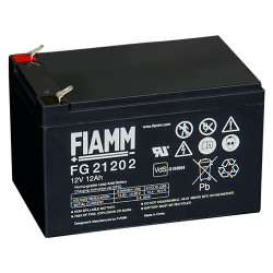 Batteria al piombo ricaricabile 12V 12Ah terminale faston 6.3 mm FIAMM FG21202 491460456