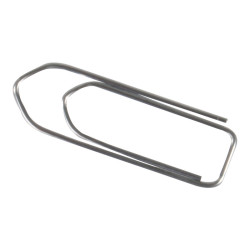 Molho Leone - Clip per carta - triangolare - No. 3 - 28 mm - acciaio galvanizzato - pacco da 100