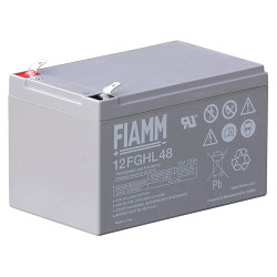 Batteria al piombo ricaricabile 12V 12Ah terminale faston 6.3mm FIAMM 12FGHL48 491460478