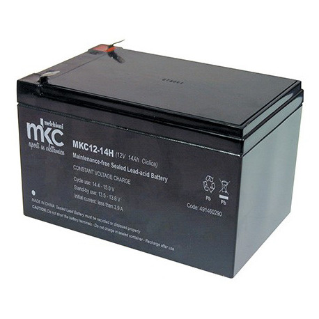 Batteria al piombo ricaricabile 12V 14Ah ciclica MKC MKC1214H 491460290