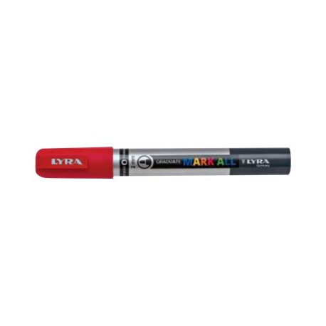 Lyra Graduate Mark All - Marcatore - permanente - colori assortiti - 2 mm - medio (pacchetto di 12)