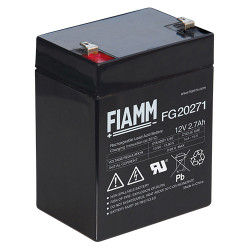 Batteria al piombo ricaricabile 12V 2.7Ah terminale faston 4.8mm FIAMM FG20271 491460379