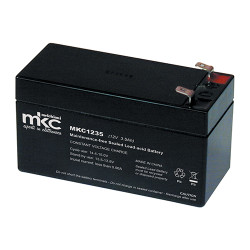 Batteria al piombo ricaricabile 12V 3.5Ah terminale faston 4.8mm MKC MKC1235 491460221