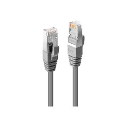 Lindy Premium - Cavo patch - RJ-45 (M) a RJ-45 (M) - 50 m - SFTP - CAT 6 - senza alogeni, antiaggrovigliamento - grigio