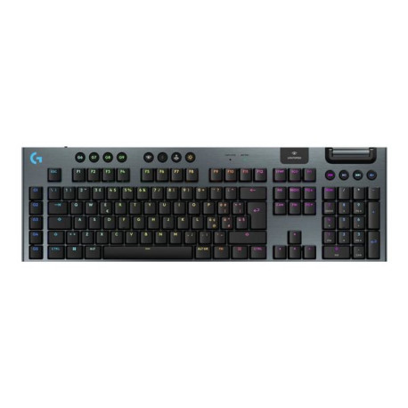 Logitech G G915 X - Tastiera - LIGHTSPEED - retrolilluminato - senza fili - 2.4 GHz, Bluetooth, USB - QWERTY - italiana - inter
