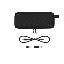 Logitech G PRO X 60 - Tastiera - gaming - 60% (TKL) - retrolilluminato - Bluetooth, 2.4 GHz - QWERTY - USA Internazionale - int