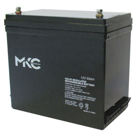 Batteria al piombo ricaricabile 12V 55Ah terminale t6 MKC MKC12-550 491460268