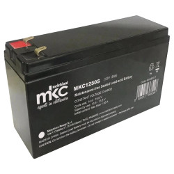 Batteria al piombo ricaricabile 12V 5Ah terminale faston 4.8mm MKC1250S 491460217