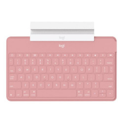 Logitech Keys-To-Go - Tastiera - Bluetooth - QWERTY - italiana - rosa blush - per Apple iPad/iPhone/