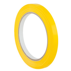Nastro adesivo 350 - 0,9 cm x 66 m - PVC - giallo - Eurocel