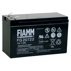Batteria al piombo ricaricabile 12V 7.2Ah terminale faston 6.3 mm FIAMM FG20722 491460455