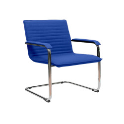 Seduta attesa CYNDY - ecopelle - blu - Unisit