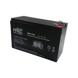 Batteria al piombo ricaricabile 12V 9Ah terminale faston 6.3mm Ciclica MKC MKC1290H 491460214