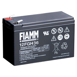 Batteria al piombo ricaricabile 12V 9Ah terminale faston 6.3mm FIAMM 12FGH36 491460383