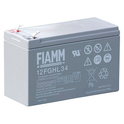 Batteria al piombo ricaricabile 12V 9Ah terminale faston 6.3mm FIAMM 12FGHL34 491460479