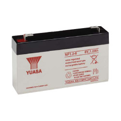 Batteria al piombo ricaricabile 6V 1,2Ah Yuasa NP1.2-6 491461500