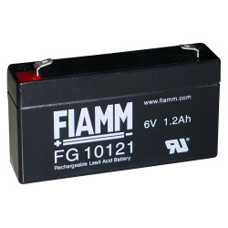 Batteria al piombo ricaricabile 6V 1.2Ah terminale faston 4.8mm FIAMM FG10121 491460363