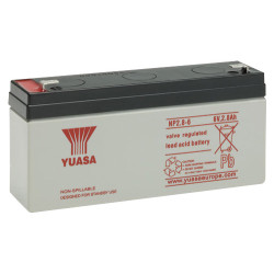 Batteria al piombo ricaricabile 6V 2,8Ah Yuasa NP2.8-6 491461501