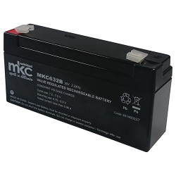 Batteria al piombo ricaricabile 6V 3.2Ah MKC MKC632B 491460227