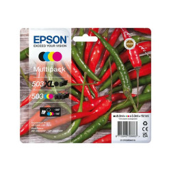 Epson 503 XL Multipack - Confezione da 4 - XL - nero, giallo, ciano, magenta - originale - blister con radiofrequenza / allarme