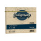 Busta Calligraphy Pergamena - 170 x 170 mm - 90 gr - nocciola 04 - Favini - conf. 25 pezzi