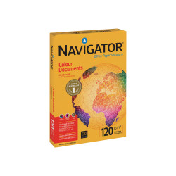 Navigator Colour Documents - 128 micron - bianco - A3 (297 x 420 mm) - 120 g/m² - 500 fogli scatola - carta comune (pacchetto d