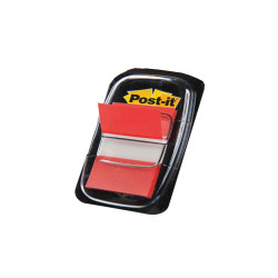 Segnapagina Post-it Index Medium - 680-1 - 25,4 x 43,2 mm - rosso - Post-it - conf. 50 pezzi