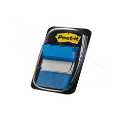 Segnapagina Post-it Index Medium - 680-2 - 25,4 x 43,2 mm - blu - Post-it - conf. 50 pezzi