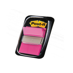 Segnapagina Post-it Index Medium - 680-21 - 25,4 x 43,2 mm - rosa vivace - Post-it - conf. 50 pezzi