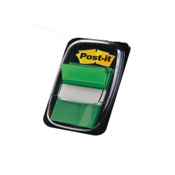 Segnapagina Post-it Index Medium - 680-3 - 25,4x43,2 mm - verde - Post-it - conf. 50 pezzi