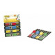 Segnapagina Post-it Index Mini - 683-4 - 12 x 43,2 mm - 4 colori classici - Post-it - conf. 140 pezzi