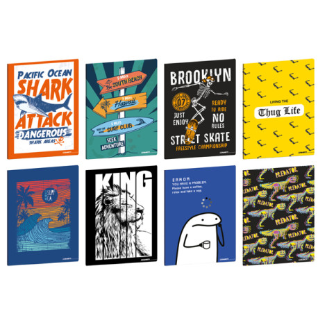 Maxiquaderno Teen Boy - A4 - 1 rigo c/margine - 20+1 fogli - 80 gr - Blasetti