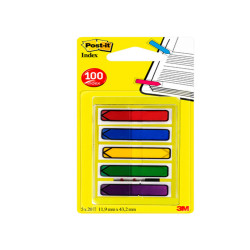 Segnapagina Post-it Index Mini Freccia - 684-4ARR1EU - 12 x 43,2 mm - 5 colori classici - Post-it - conf. 100 pezzi