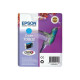 Epson T0802 - Ciano - originale - blister con radiofrequenza / allarme acustico - cartuccia d'inchiostro - per Stylus Photo P50