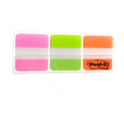 Segnapagina Post-it Index Strong Medium - 686-PGOEU - 25 x 38 mm - colori vivaci - Post-it - conf. 66 pezzi