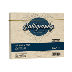 Busta Calligraphy Pergamena - 170 x 170 mm - 90 gr - sabbia 02 - Favini - conf. 25 pezzi