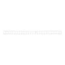 GBC - 5 mm - 34 anelli - A4 (210 x 297 mm) - bianco - filo per rilegatura