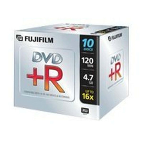 FUJIFILM - 10 x DVD+R - 4.7 GB (120 min) 16x - astuccio