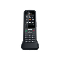 Gigaset R700H Pro - Handset estensione cordless - con interfaccia Bluetooth - DECTGAPCAT-iq - nero