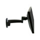 Ergotron 200 Series - Kit montaggio (braccio per montaggio a muro) - per Monitor - 1 prolunga - acciaio - nero - dimensione sch