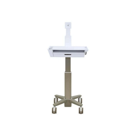 Ergotron CareFit Slim 2.0 - Carrello - per impieghi leggeri - per All-In-One/display LCD - cassetto (1x1) - medico - Alluminio,