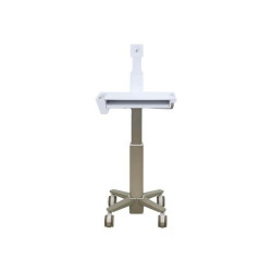 Ergotron CareFit Slim 2.0 - Carrello - per impieghi leggeri - per All-In-One/display LCD - medico - Alluminio, plastica di alta