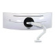 Ergotron HX - Componente di montaggio (pivot) - impieghi gravosi - per display LCD - bianco - dimensione schermo: up to 49" - p